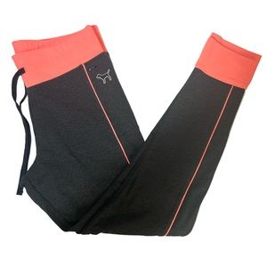 PINK by Victoria’s Secret Campus Legging Coral/Gray Size L